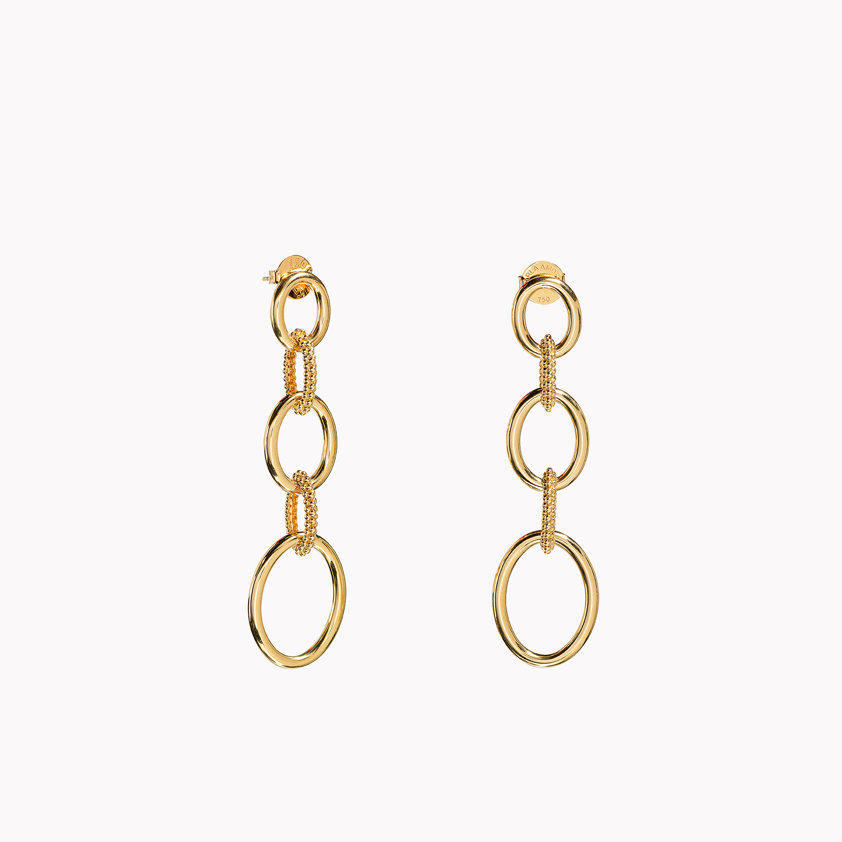 18kt Yellow Gold Drop Earrings