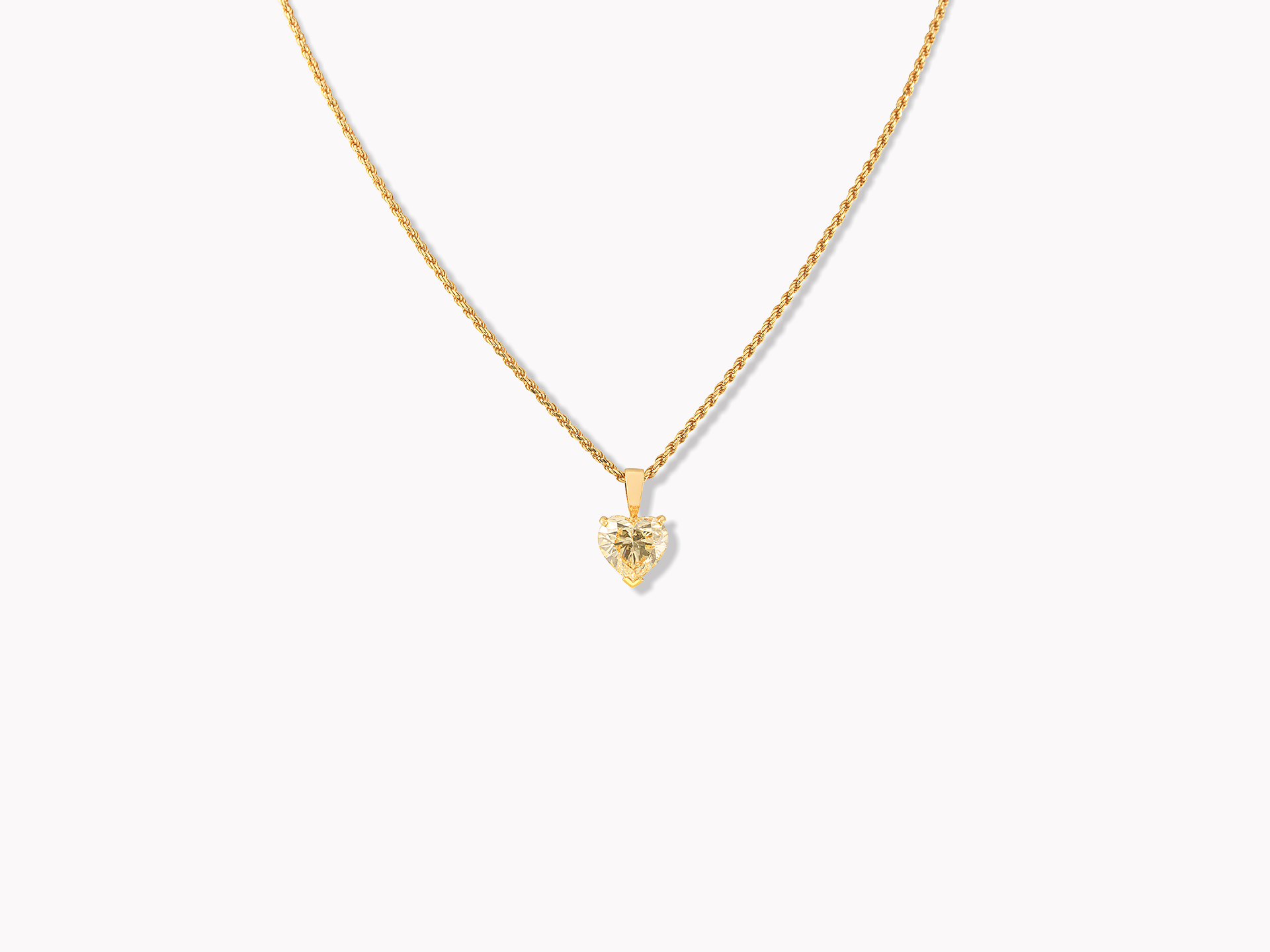 18kt Yellow Gold Diamond Pendant