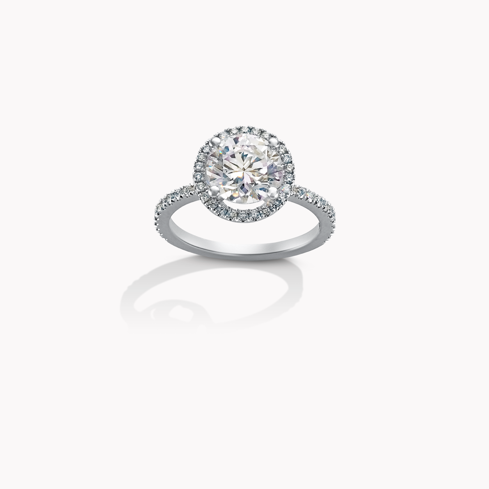 18kt White Gold Engagement Ring