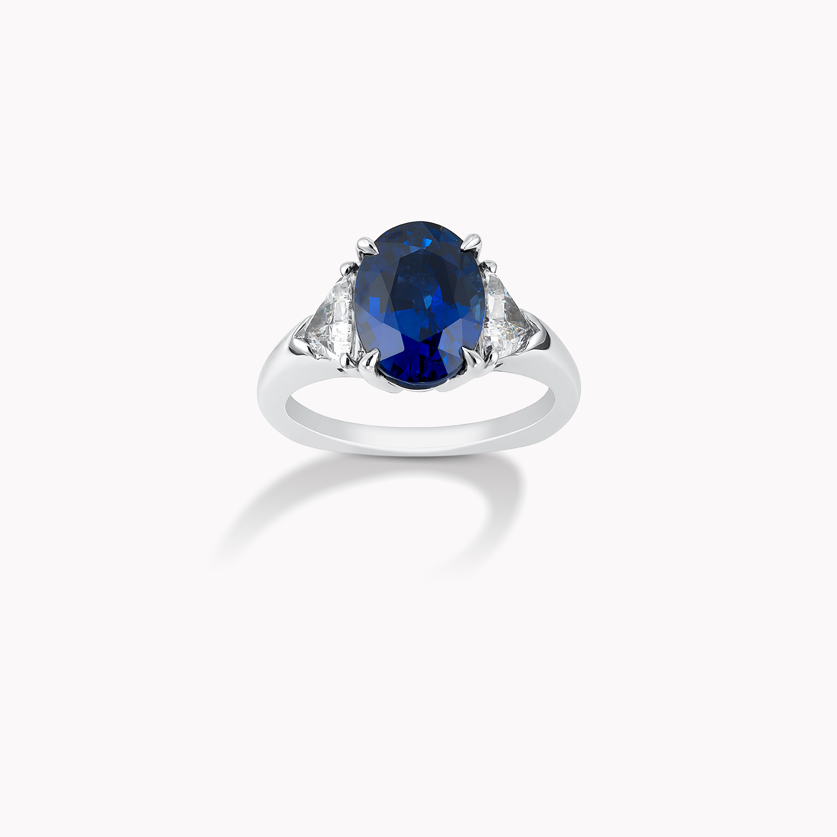 18kt White Gold Sapphire and Diamond Ring