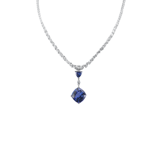 18kt White Gold Diamond Necklace