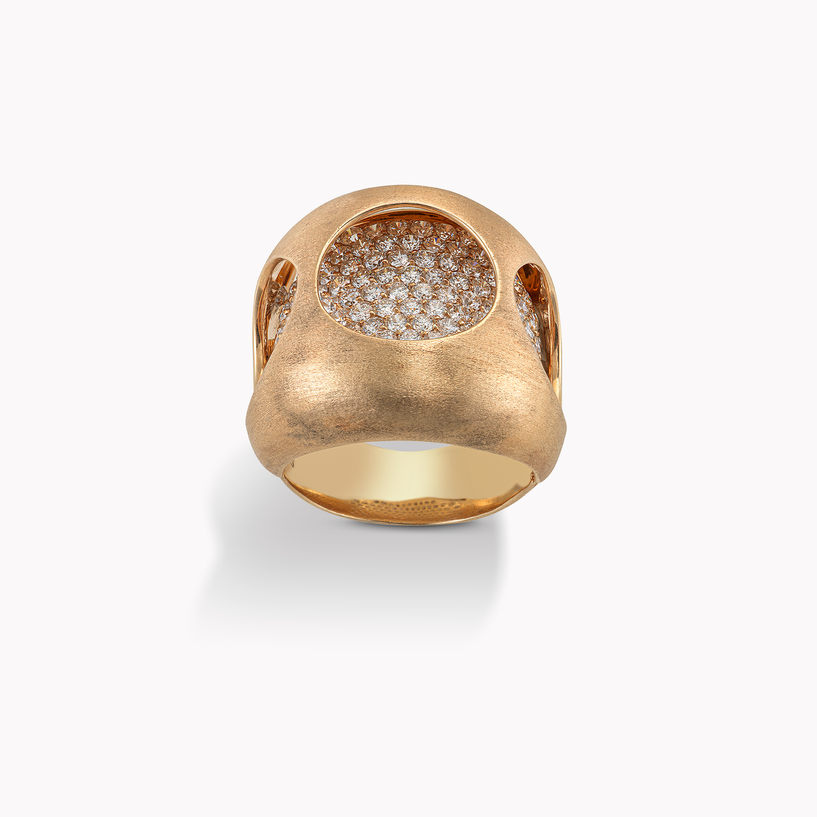 18kt Rose Gold Diamond Ring