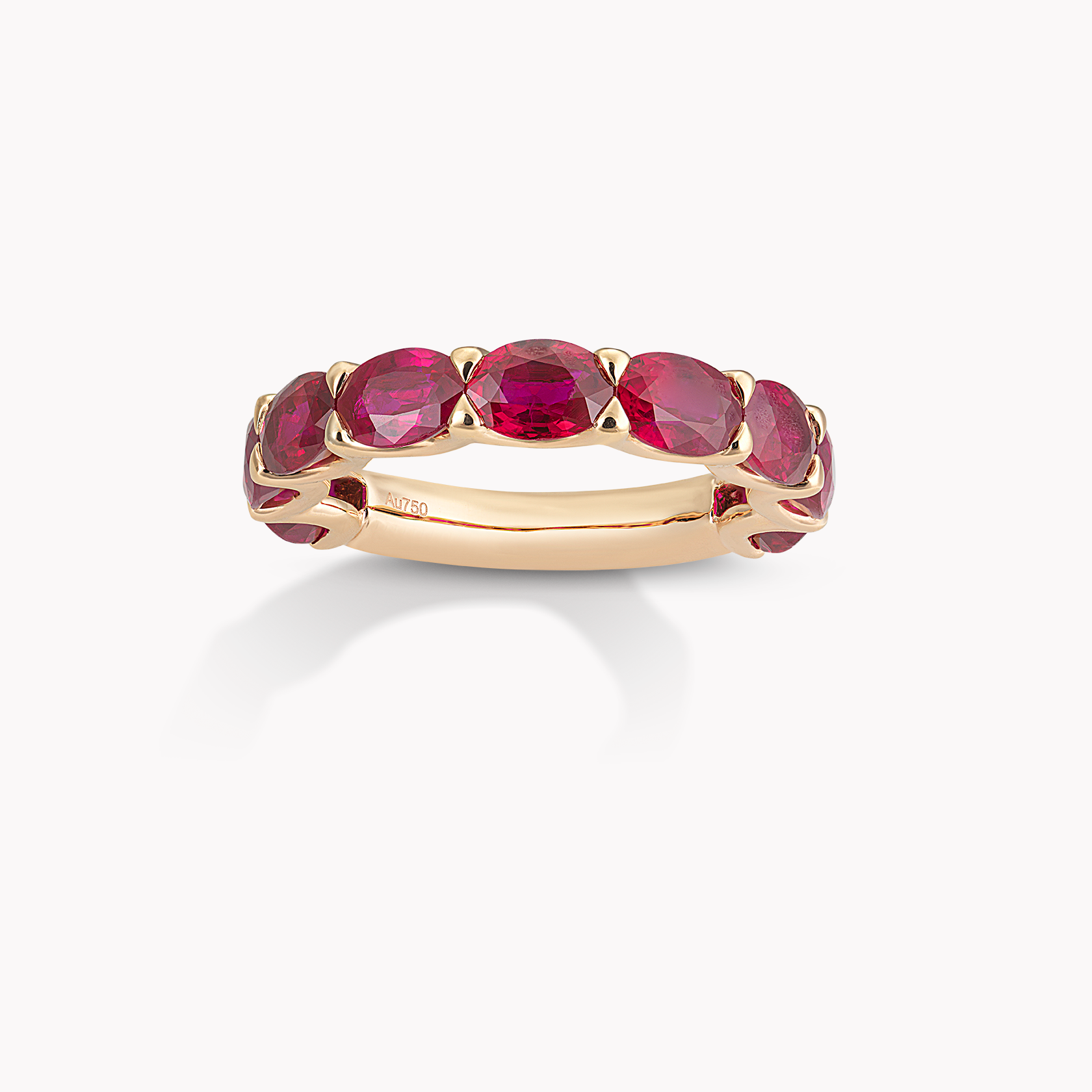 18kt Rose Gold Ruby Ring
